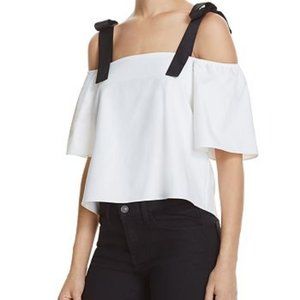 off-shoulder Lucy Paris blouse